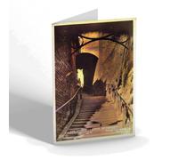 NOTELET - Vintage Shropshire - The Stoneway Steps, Bridgnorth (b)