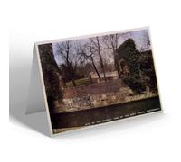 NOTELET - Vintage Site of the Church 1309 Grey Friars Canterbury b