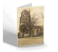 NOTELET - Vintage Somerset - Parish Church, Shepton Mallet (b)