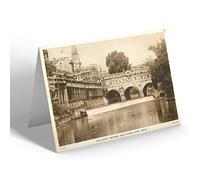 NOTELET - Vintage Somerset - Pulteney Bridge and River Avon, Bath