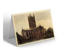 NOTELET - Vintage Somerset - The Church from North East, Ilminster (b)