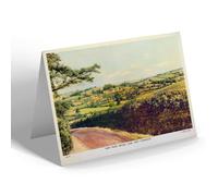 NOTELET - Vintage Somerset - View from Broad Lane, East Chinnock (b)