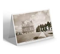 NOTELET - Vintage Somerset - West Front Wells Cathedral Ancient Gate House