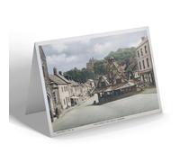 NOTELET - Vintage Somerset - Yarn Market and Castle, Dunster (b)