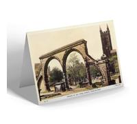 NOTELET - Vintage Staffordshire - Remains Old Stoke Church Stoke-on-Trent b