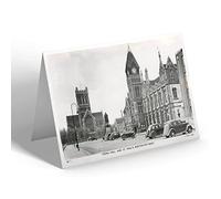 NOTELET - Vintage Staffordshire - Town Hall and St Paul's, Burton-on-Trent