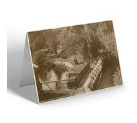 NOTELET - Vintage Suffolk - The Flood Gates from Mill Studio, Flatford