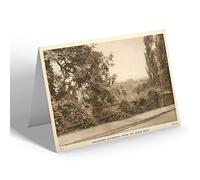 NOTELET - Vintage Surrey - Guildford Cathedral from the Hog's Back