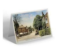 NOTELET - Vintage Surrey - The Bear Hotel looking towards Church St Esher b