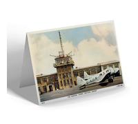 NOTELET - Vintage Surrey - The Control Tower, Croydon Airport (bc)