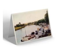 NOTELET - Vintage Surrey - The River Thames At Chertsey (b)