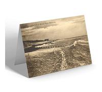 NOTELET - Vintage Sussex - High Tide at Splash Point, Worthing