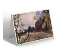 NOTELET - Vintage Wales - Approaching Lake Vyrnwy, Llanwddyn (b)
