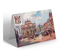 NOTELET - Vintage Wales - Cardiff. The Hayes & Free Library