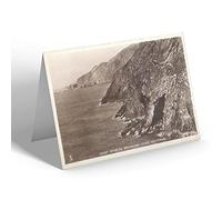 NOTELET - Vintage Wales - Coast showing Smugglers Caves, Holyhead