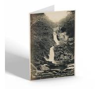 NOTELET - Vintage Wales - Lower Waterfall and Matt's Cave, Devil's Bridge