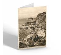 NOTELET - Vintage Wales - Pillar Rock and South Stack Lighthouse, Holyhead