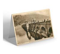 NOTELET - Vintage Wales - Reflections, Lake Vyrnwy, Llanwddyn