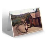 NOTELET - Vintage Wales - Station Mistress Festiniog Railway Tan-y-Bwlch a b