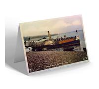 NOTELET - Vintage Wales - Steamer Calling at the Pier, Deganwy (b)