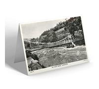 NOTELET - Vintage Wales - The Chain Bridge, Llangollen