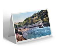 NOTELET - Vintage Wales - The Chain Bridge, Llangollen (b)