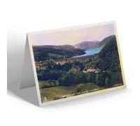 NOTELET - Vintage Wales - The Dam and Lake Vyrnwy, Llanwddyn (bc)