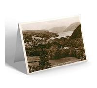 NOTELET - Vintage Wales - The Dam and Lake Vyrnwy, Llanwddyn (c)