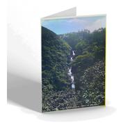 NOTELET - Vintage Wales - The Hotel and Waterfalls, Devil's Bridge (bc)