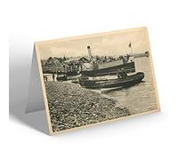 NOTELET - Vintage Wales - Trefriw Steamer Calling at the Pier, Deganwy