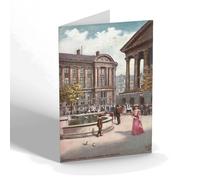 NOTELET - Vintage Warwickshire - Birmingham. Corner Of Chamberlain Square