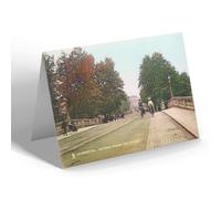 NOTELET - Vintage Warwickshire - Leamington. Victoria Bridge and Parade b