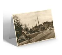 NOTELET - Vintage Warwickshire - The Three Spires, Coventry (a)