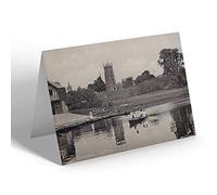 NOTELET - Vintage Worcestershire - Evesham. The River