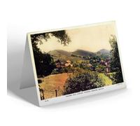 NOTELET - Vintage Worcestershire - Malvern Hills Towards Hereford Beacon b