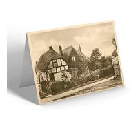 NOTELET - Vintage Worcestershire - Old Cottages on the Green, Gt. Hampton