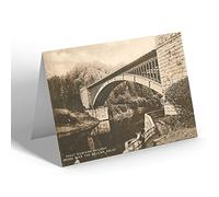 NOTELET - Vintage Worcestershire - Railway Bridge Over the Severn, Arley