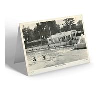 NOTELET - Vintage Worcestershire - The Lido, Droitwich (b)