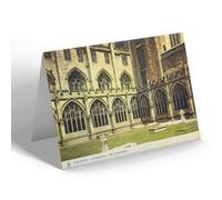 NOTELET - Vintage Worcestershire - Worcester. Cathedral, The Cloisters (b)