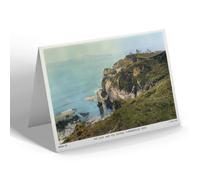 NOTELET - Vintage Yorkshire - Eve Rock and Fog Station, Flamborough Head b