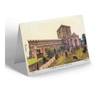 NOTELET - Vintage Yorkshire - St. Oswalds 12th Century Church, Filey (b)