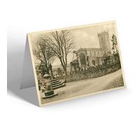 NOTELET - Vintage Yorkshire - St. Oswalds Church, Askrigg