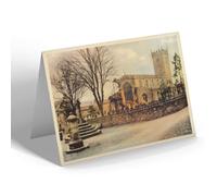 NOTELET - Vintage Yorkshire - St. Oswalds Church, Askrigg (b)