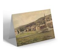 NOTELET - Vintage Yorkshire - The Hills from the Village, West Burton (b)