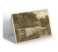 NOTELET - Vintage Yorkshire - The Weir and Old Mill, Boston Spa