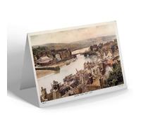 NOTELET - Vintage Yorkshire - Whitby from West Cliff (b)