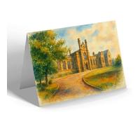 NOTELET - Wakefield. Grammar School - Vintage Art Style