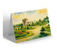 NOTELET - War Memorial/Rock Gardens Nottingham a - Vintage Art Style