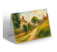 NOTELET - Well House Road, Gringley on the Hill - Vintage Art Style