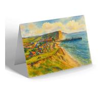 NOTELET - West Bay, Near Bridport - Vintage Art Style
